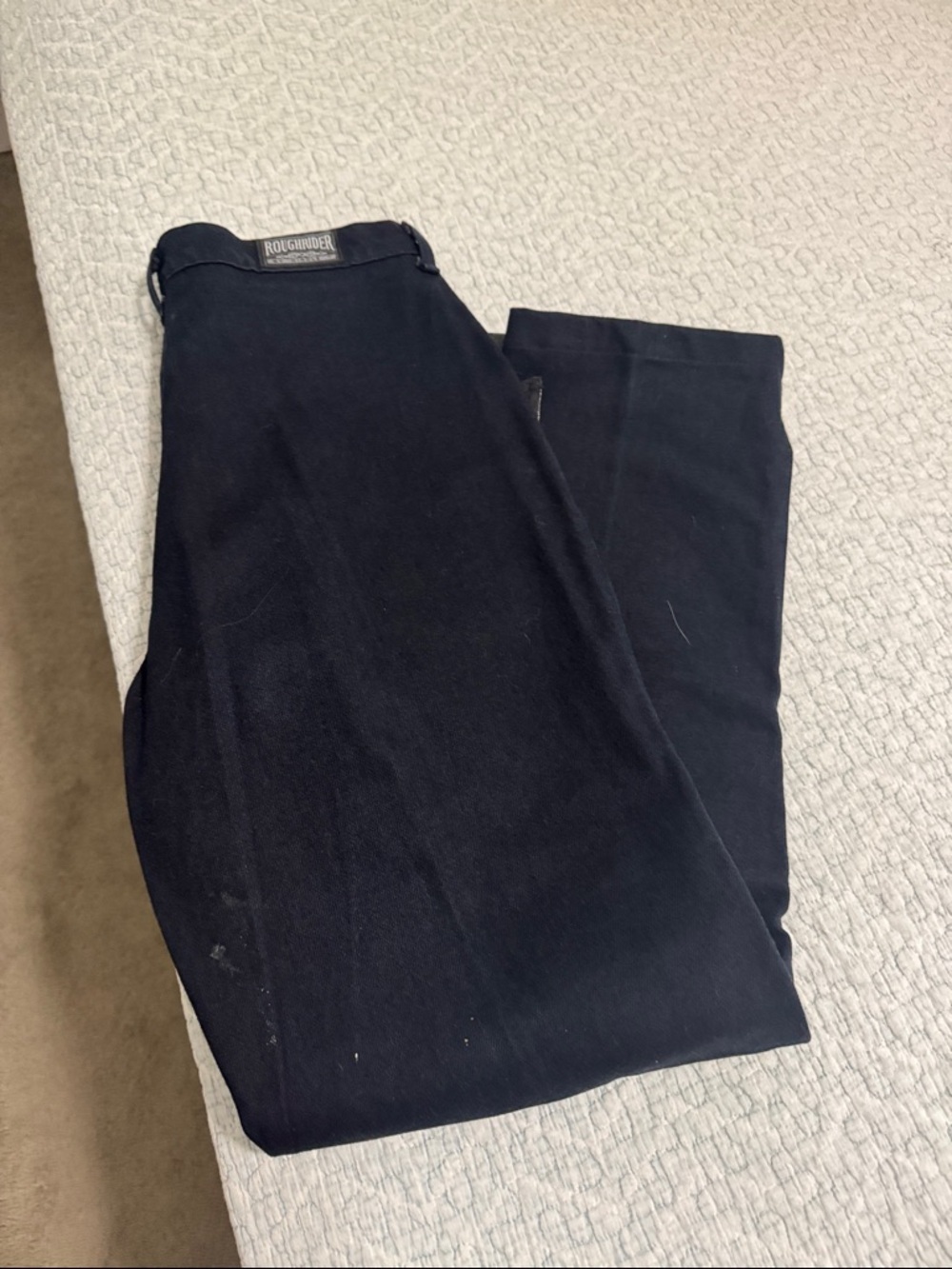 VINTAGE ROUGH RIDER Faux Leather Front Paneled Pants - Picture 8 of 10